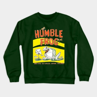 Humble Frog Book cover, Oliver Grimley Fine Art Crewneck Sweatshirt